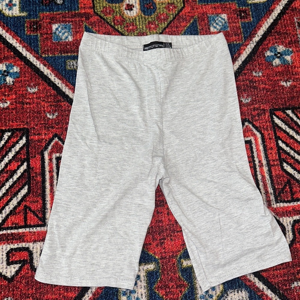 Grey Biker Shorts.